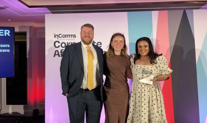 Corporate Affairs Awards Win